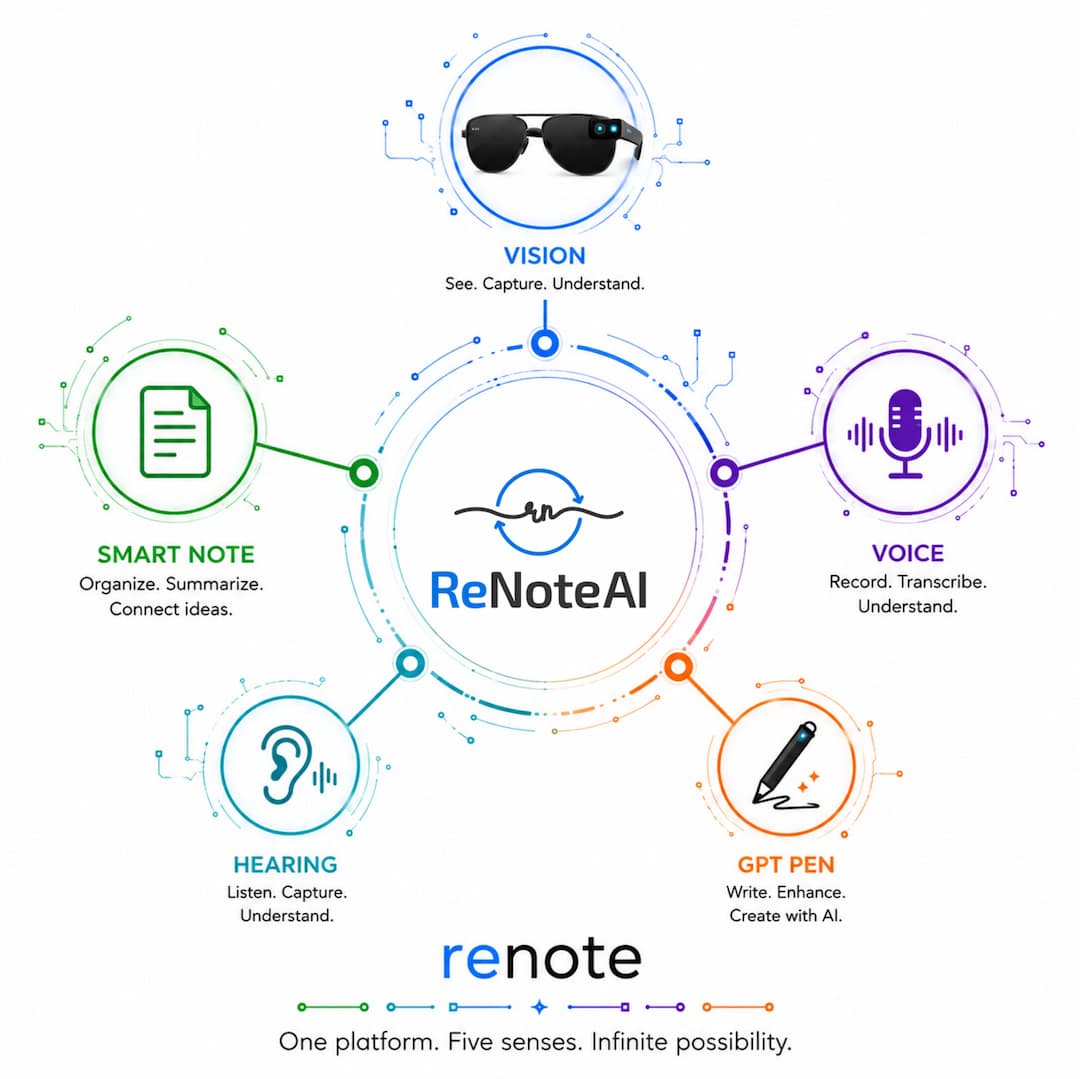 Diagram of the unified ReNote ecosystem