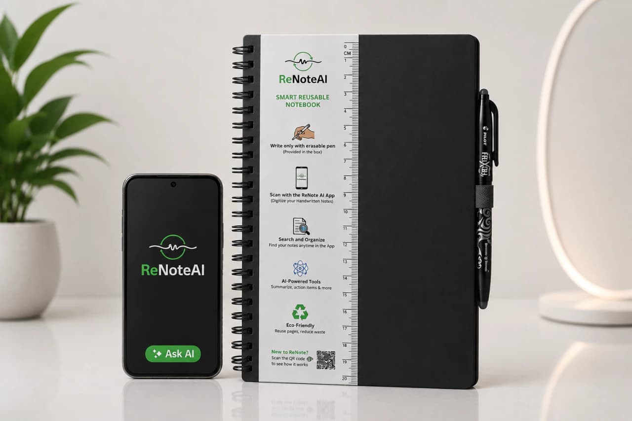 Sleek black design with reusable, waterproof, non-tearable, and eco-friendly pages.Crafted for modern creators who prefer a bold, premium style.