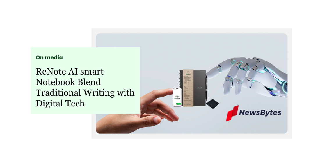 ReNote AI: Smart Reusable Notebook Bridging Traditional Writing & Digital Innovation