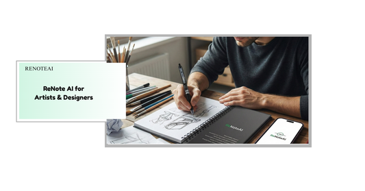 How Artists & Designers Use ReNote AI: Sketch-to-Image, Mood Boards and AI-Driven Creative Workflows