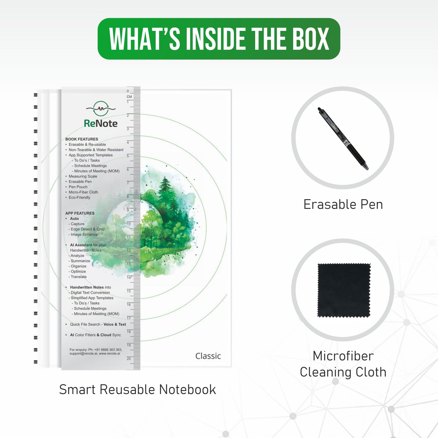 Classic (AI-Powered Smart Reusable Notebook)