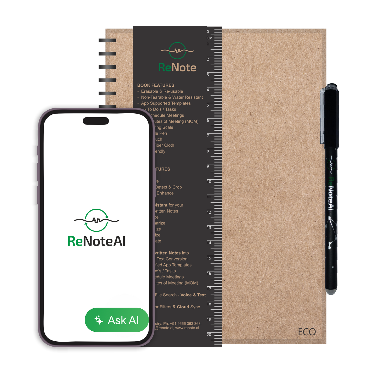 Eco ( AI- powered Single Use Sustainable Notebook)