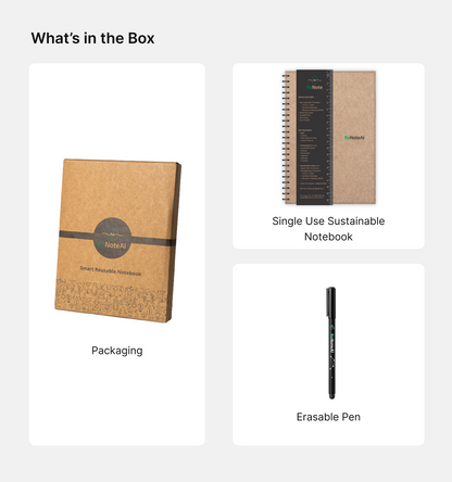 Eco ( AI- powered Single Use Sustainable Notebook)